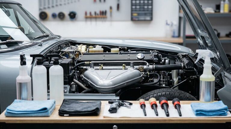 Engine Bay Detailing: What Gets Cleaned and Protected